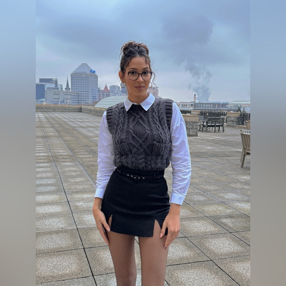 Zara Mini Skirt & Vest